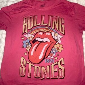 Rolling Stones Graphic Tee. Size xL; Fairly Worn.